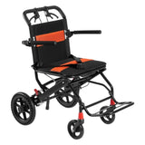 Wheelchair Aluminum Alloy Transport Chair Foldable 18-In W Seat 220lbs V952-FWYSLYLHJSX1TQ05XV0