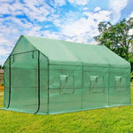 Greenfingers Greenhouse 3.5x2x2M Walk in Green House Tunnel Plant Garden Shed GH-WALK-35X20-GR