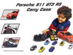 Majorette Porsche 911 GT3 RS Carry Case Playset including 4x Diecast Model Cars V185-058220