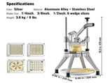 Commercial Chopper Commercial Vegetable Chopper with 4 Blades Fruits Dicer V952-GGSSDQTJJBQX4YU0HV0