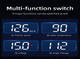 Compact OBD2 Car Head-Up Display - Digital Speedometer with 5 Alarm Functions & Adaptive V888-ELOSUNG35849