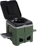 Portable Travel Toilet with Integrated Dual Storage Wings & Odor-Proof Lid Ergonomic Reusable V888-ELOSUNG52092