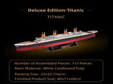 Deluxe Edition 3D Titanic Ship Model Puzzle Kit - DIY Nautical Series Toy for Kids & V888-ELOSUNG39973