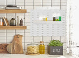 4-Pack White Pegboard Tool Storage Bins Hanging Stacking Containers for Parts and Accessories V1366-AZ2-W-21153