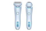 2Pcs Dusk Glide Pro 3.0 Dusk Razor For Women Electric Waterproof Shaver Duskofficial Razor-Blue V1263-JX-7419