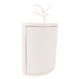 Countertop Corner Storage Cabinet PP 360&deg Rotating Dust Proof Corner Storage Rack for Bathroom V1294-YM0901-3118240207411
