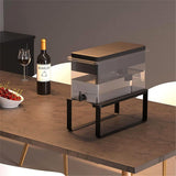Water Filter Dispenser Stand with Drip Tray - 7.9''W x 14.9''D x 6.8''H, Metal Stand Designed For V1192-AZ-W-1042