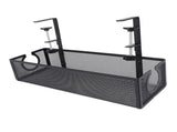 Under Desk Cable Management Tray Carbon Steel Side Round Hole Trapezoidal Desk Cord Organizer for V1294-YM0901-3117240252212