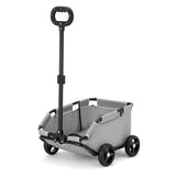 Gray Foldable Pet Travel Wagon for Small Dogs - Lightweight and Portable V888-ELOSUNG15347
