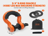 Heavy Duty Tow Strap Recovery Kit 76.2 mm x 6.1 m Tree Saver Winch Strap, Triple V952-DZDL3IN20FTC4ICX8V0