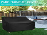 Sofa Cover Waterproof, 4-Seater Outdoor Sofa, Heavy Duty Deep Lounge, Large Garden Furniture with V1237-ZY-203-1049
