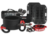 X-BULL 4WD Recovery Kit 15PCS Winch Recovery track Kinetic Rope Snatch Strap 4X4 V211-AUEB-XBRK013SR001