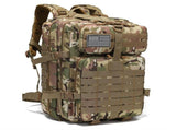 Tactical Backpack Travel Backpack Outdoor Backpack Durable Backpack Organized - Gray - Size Routine V1106-127-33302-GRY-ROUTINE45L
