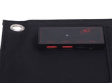 Solar Panel USB A USB C Outputs 20W Solar Charging Panel with Kickstand Cigar Lighter Battery Clip V1294-YM0901-3111250057511