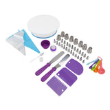 Cake Turntable Set Decorating Table Decorating Piping Nozzle Silicone Bag DIY Baking Set V1294-YM0626-3118220306711