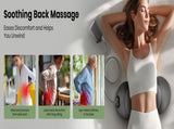 Classic Grey 3-in-1 Heated Back Stretcher with Vibration Massage & Traction Lifting Function, V1221-XM-YZAMD-001