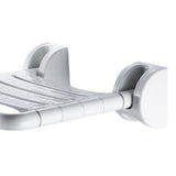 Folding Shower Seat Wall Mount Space Saving Antislip Safety Bathroom Wall Shower Bench for The V1294-YM0901-3112230051111