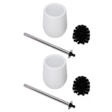 2sets Toilet Bowl Cleaner Brush Lockable Thread Convenient Practical Efficient Safe Reliable Durable V1294-YM0715-3112210116312
