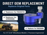 Blue Belt Removal Tool Rust & Wear Resistant, Includes Hex Wrench, Torx Wrench & Spacer, for V1366-AZ2-W-15124