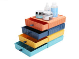 4Pcs Drawer Plastic Storage Box Desk Organization Stackable Storage Drawers Set for Home Office V1294-YM0901-3117200197511