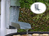 Plated Iron Garden Rainwater Diverter for Rain - Recycle Water Collection Set V1366-AZ2-W-26104