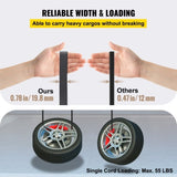 VEVOR Rubber Bungee Cords, 53 Pack 78.74cm Long, Weatherproof EPDM Rubber Tie Down Straps with V952-PBTCFSDGB3150CSPAV0
