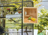 Bird Nest Box Parakeet Breeding Nest Box Bird Nest House Wooden Acrylic Transparent Breeding Box for V1366-AZ2-W-14650
