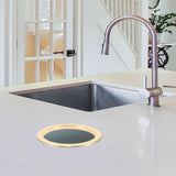 Stainless Steel Kitchen Trash Chute Grommet, Round Metal Trash Bin Lid Cover, Trash Chute Cover for V1192-AZ-W-32635