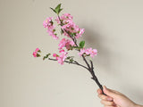 3Pcs Simulated Flower Branches Artificial Blossom Flower Stems for Wedding Home Decoration Dark Pink V1294-YM0901-241129HL02-3