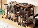 Artiss Record Player Stand with Vinyl Record Storage Turntable Stand MET-RPS-26128-RB