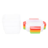 6 Pcs Food Storage Container Set 750ML Stackable Reusable PP Food Storage Box with Sealing Lid for V1294-YM0901-3118250193911