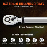 VEVOR Digital Torque Wrench, 1/2" Drive Electronic Torque Wrench, Torque Wrench Kit V952-SXSNLBSSSZNSZ12X5V0
