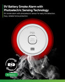 Lifesaver 9V Photoelectric Smoke Alarm V1202-V1-LIFLIFPE9M