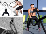 Battle Rope Anchor Stake Kit Wall Mount Bracket Metal for Strength Training Gym Hammock Suspension V1370-AZ4-07681