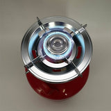 Portable Outdoor Stove Plated Silver Small Size Camping Gas Burner Easy to Carry V1370-AZ4-09530