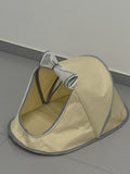 Pet Tent House for Cats & Dogs 68x35x30cm Beige,Portable Lightweight Pet Cave Bed,Sunresistant V1221-XM-LB5202-ZS162