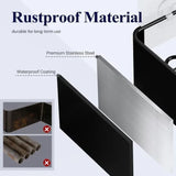 2-Pack Stainless Steel Shower Shelf, Drill-Free Bathroom Storage for Shampoo, 12x4x6 Inches V1188-MS-325-0042