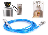 G5/814 2.5m External Soda Hose Universal CO2 Gas Cylinder Refilling Adapter Connector KitBlue Hose V1294-YM0901-3113210025811