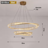 BAMDECOR C3342/2 Modern Crystal Chandeliers Lighting Contemporary Wave Chandelier Lighting V255-BAM-C3342/2-6080