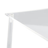 Acrylic Plate Organizer Holder Clear Corner Shelf 3 Tier Kitchen Cabinet Space Saver Bathroom V1294-YM0901-3117250070311