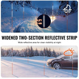 Driveway Markers, 100PCS 121.5cm, 0.78cm Diameter, Orange Fiberglass Poles Snow Stakes with V952-CDBG48YCCS10V9NP3V0