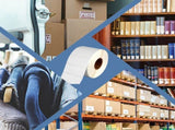 1000 pieces of labels on a roll - food labels - self-adhesive blank labels 60 30 mm - white V1259-DP01-BO-231