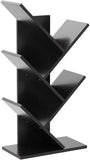 CARLA HOME 5-Tier Tree Bookshelf Storage Rack for Home Office or Bedroom LSB-36164