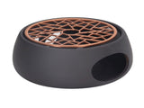 Teapot Warmer Base Ceramic Candle Heater Tea Coffee Milk Light Warmer with Purple Iron Pad for Home V1294-YM0703-3118230033511
