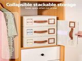 Artiss Bed Sheet Organisers Box 8Pcs Storage King Size Bedding Foldable Beige BSO-DIY-PAP02-BGX8