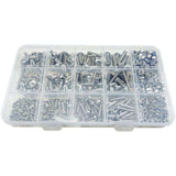 500 Pcs Stainless Steel Box Set M3 M4 M5 Round Head Bolt Screw Nut Disc Head Internal Hex Screw V1237-ZY-715-272