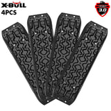 X-BULL Recovery tracks / Sand tracks / Mud tracks / Off Road 4WD 4x4 Car 2 Pairs Gen 3.0 - Black V211-AUEB-XBRT009