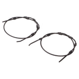 2PCS Replacement Tree Stand Cables 65 Inch Stainless Steel Plastic Climbing Treestand Cables for V1294-YM0710-3111230282611