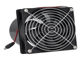 Solar Powered Exhaust Fan Monocrystalline 50W 12V 6.5 Inch Solar Panel Fan Kit with Protective Net V1294-YM0901-3111240177211