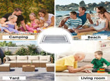 Large Outdoor Rug 275x365cm Weatherproof Plastic Weave Mat Washable Outside Solid Carpet Easy Care V985-OUTDOORRUG